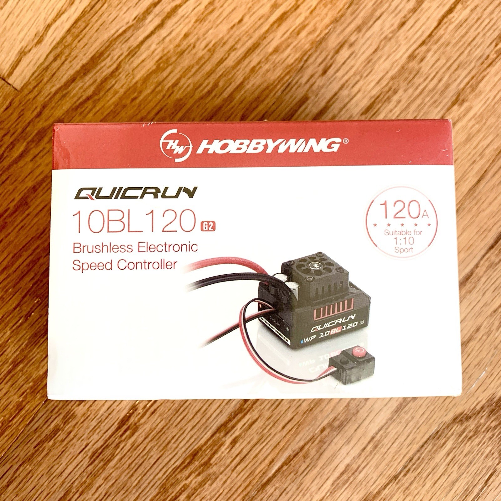 Hobbywing 120A Brushless 4S - New! Speed Controller, QUICRUN WP-10BL120 G2, ESC