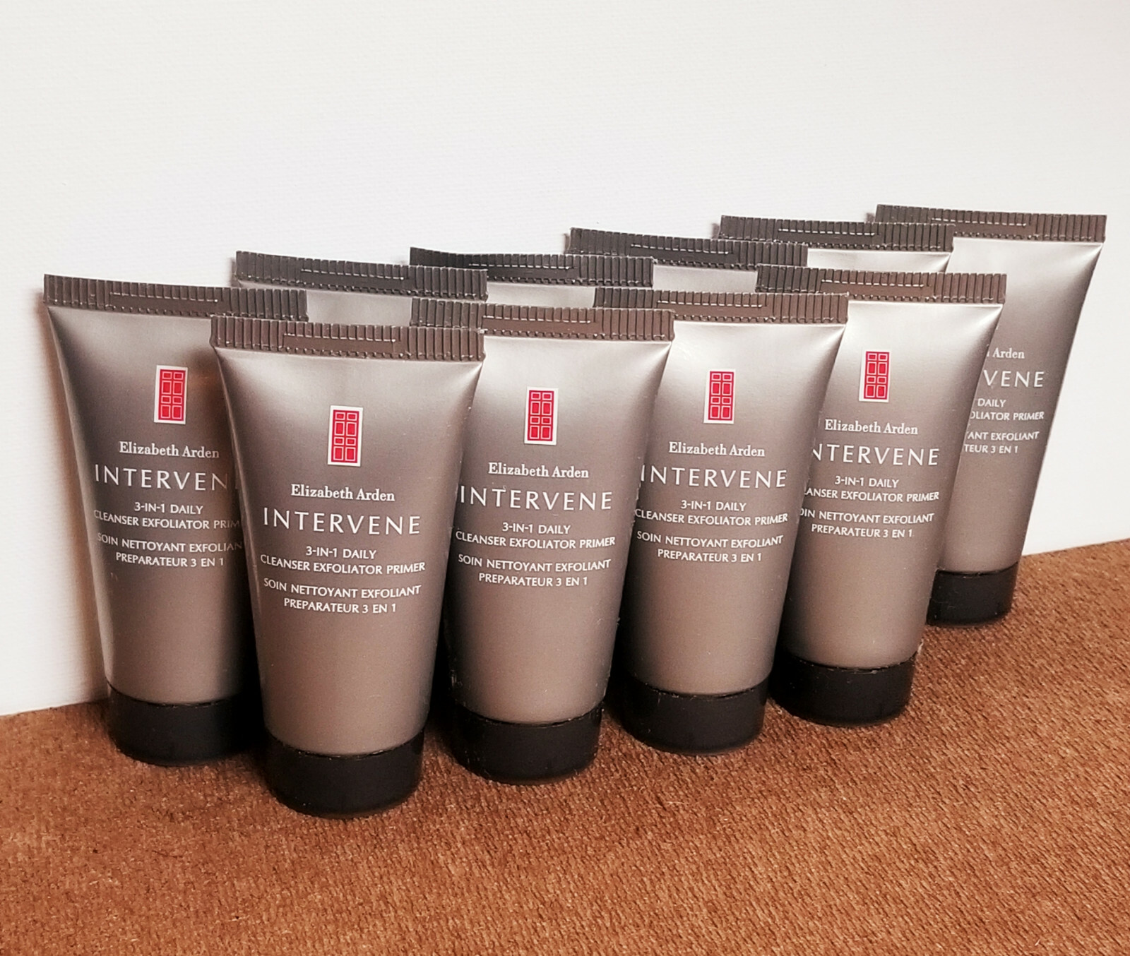 ELIZABETH ARDEN INTERVENE 3-IN-1 DAILY CLEANSER EXFOLIATER PRIMER 1 oz. X10