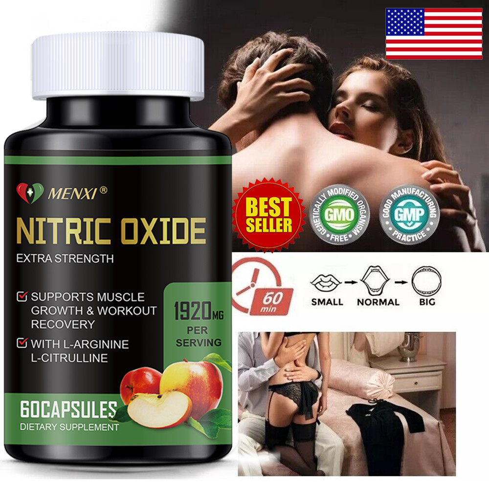 Nitric Oxide & Circulation Booster | L-Arginine, L-Citrulline | Extra Strength