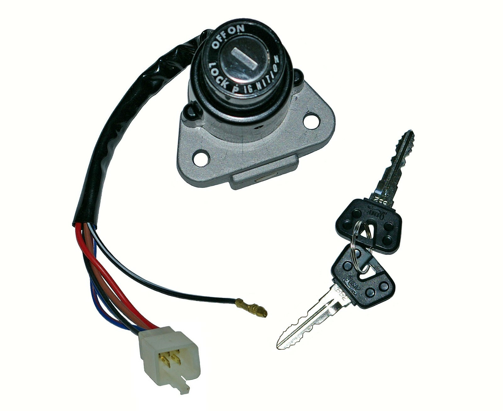 Yamaha DT125R ignition switch (1989-1998) 6 wires, from stock