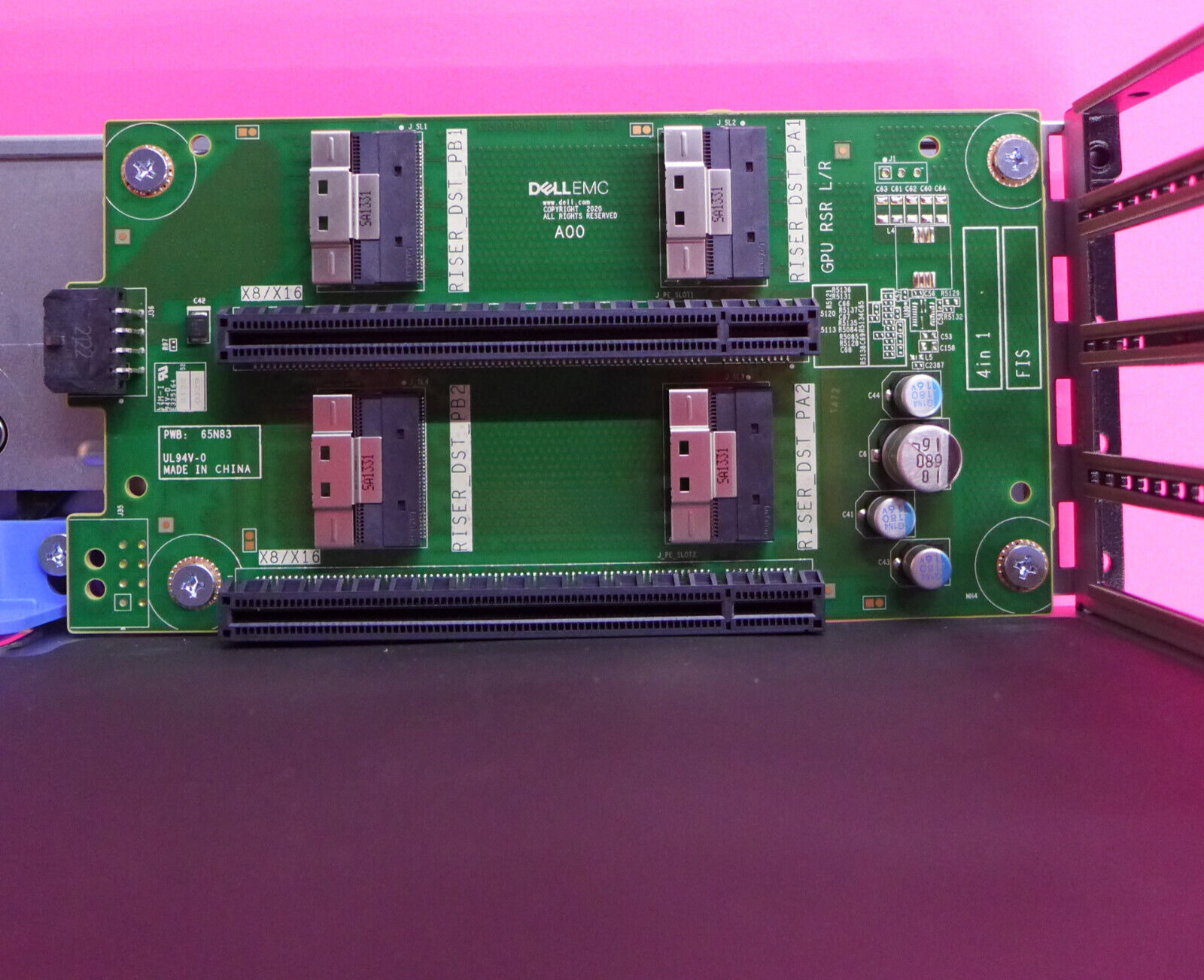 Genuine Dell PowerEdge R750XA Front Left Riser Cage 3K9G4