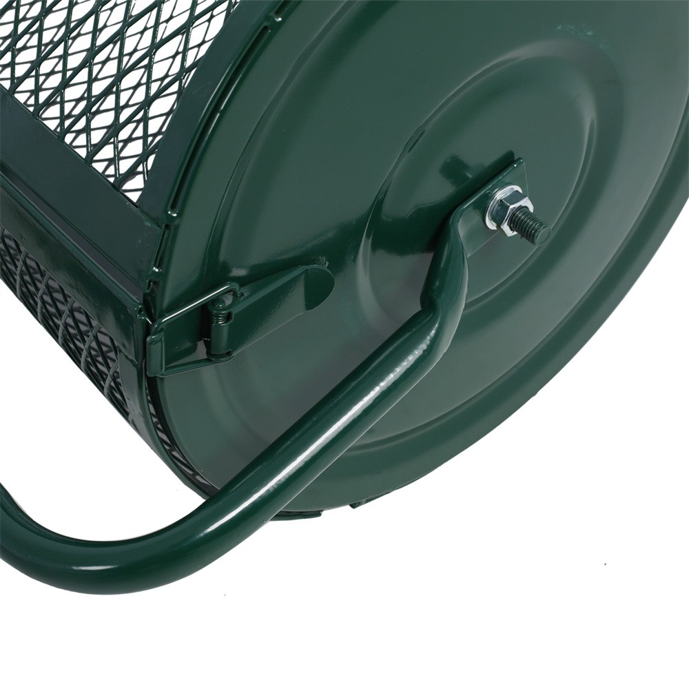 24" Peat Moss Spreader Compost Spreader Metal Mesh Planting Spreaders Roller