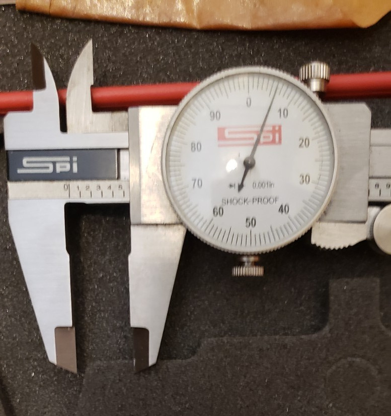 SPI DIAL INDICATOR 6" SHOCK PROOF 0.001 IN NICE CONDITION W/ CASE