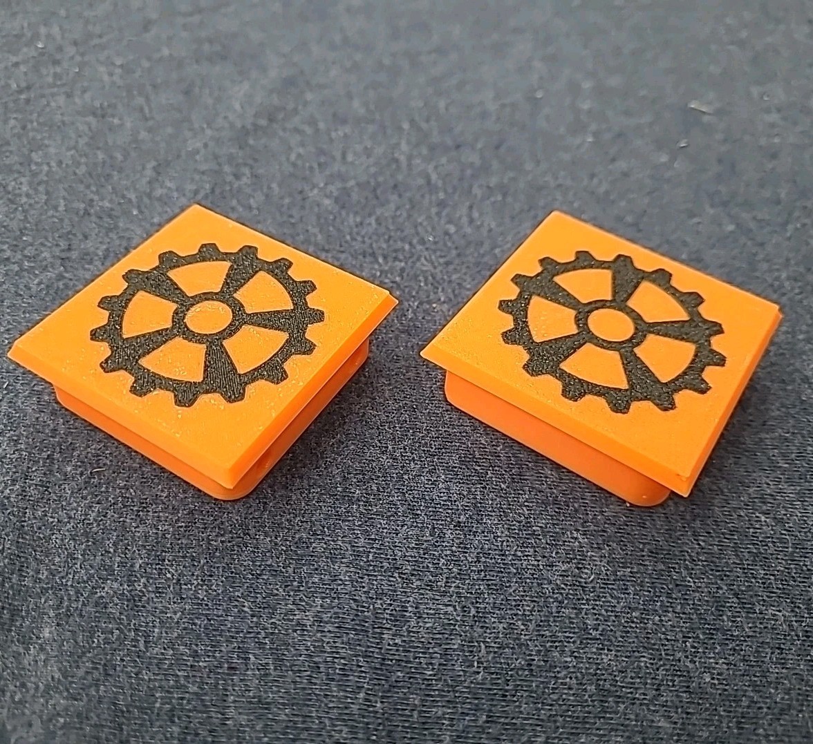 Gobilda Uchannel End Caps - Decorative - Robotics parts - 2pcs - Any Color!