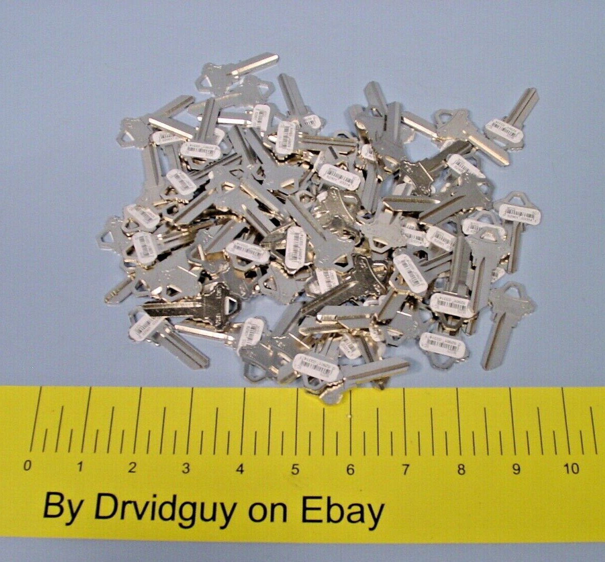 Lot of 100 ACE 86323 Hillman Key Blanks SC1 Single Sided for Schlage Locks