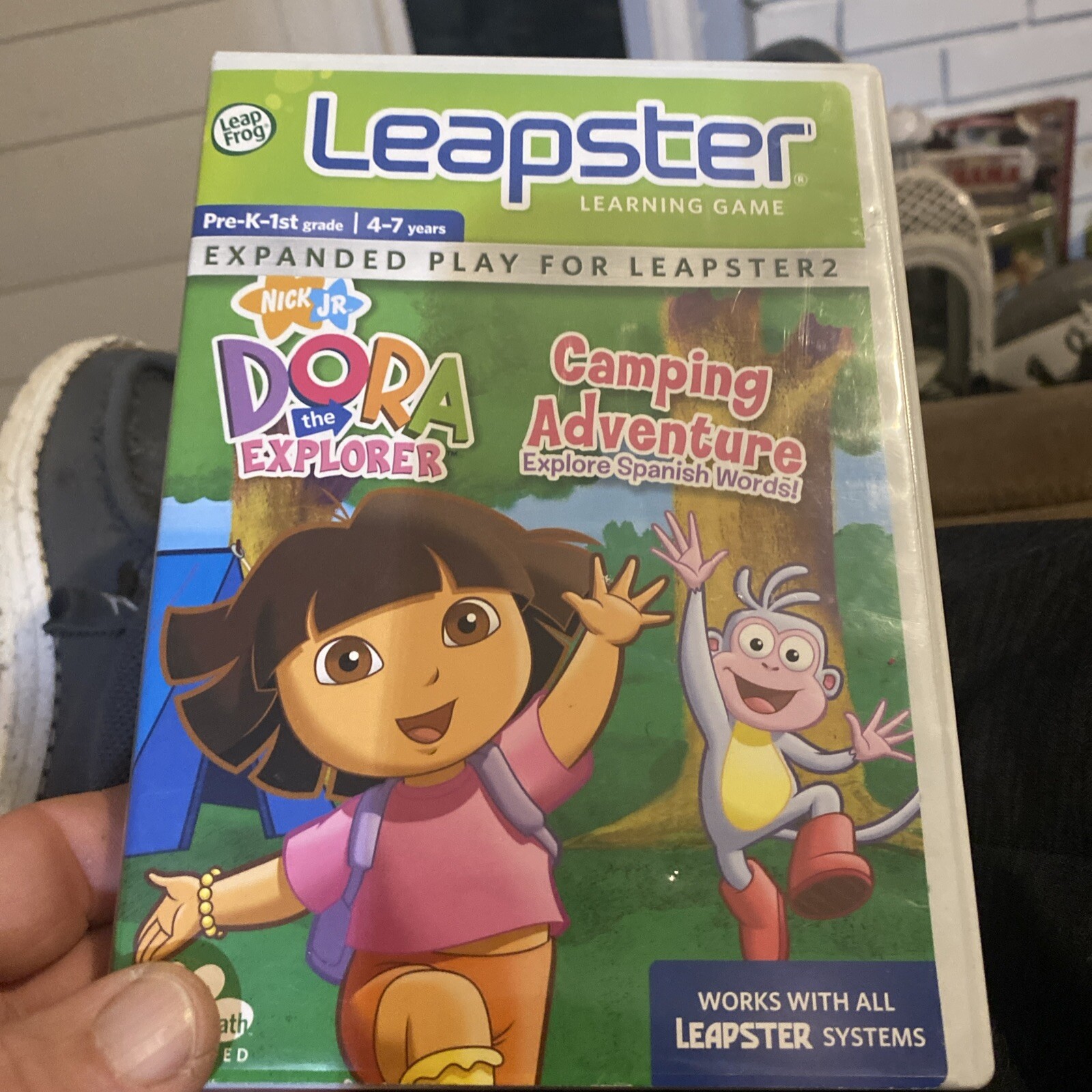 Dora The Explorer Camping Adventure Leapfrog Leapster Learning Game Tested
