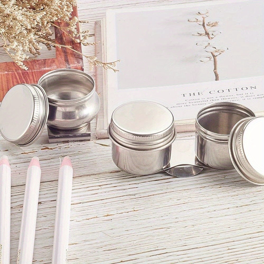 1set Stainless Steel Colour Modulation Bead Containers Column