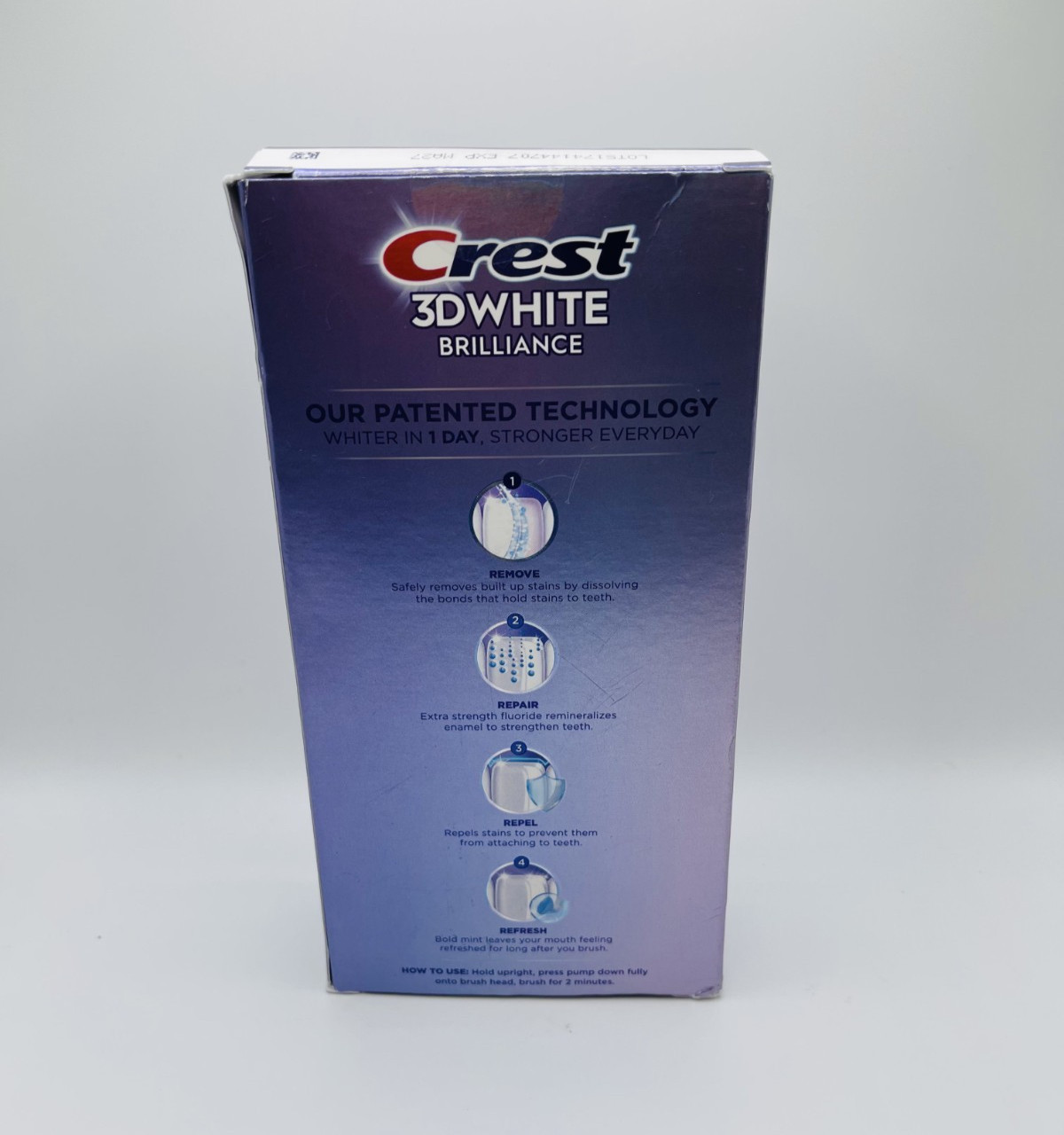 Crest 3d White Brilliance Deep Stain Remover 2 Pack 3.1 OZ