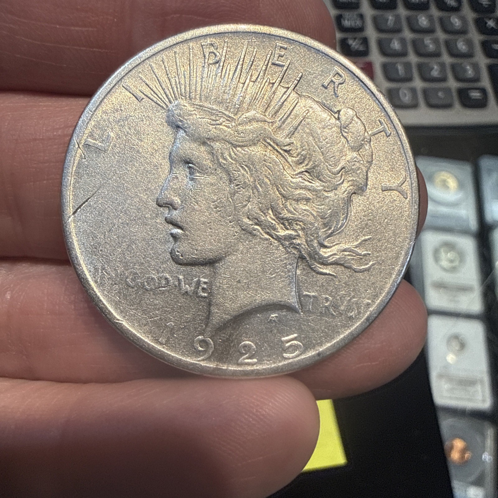 Lot Of 5 Peace Dollars
