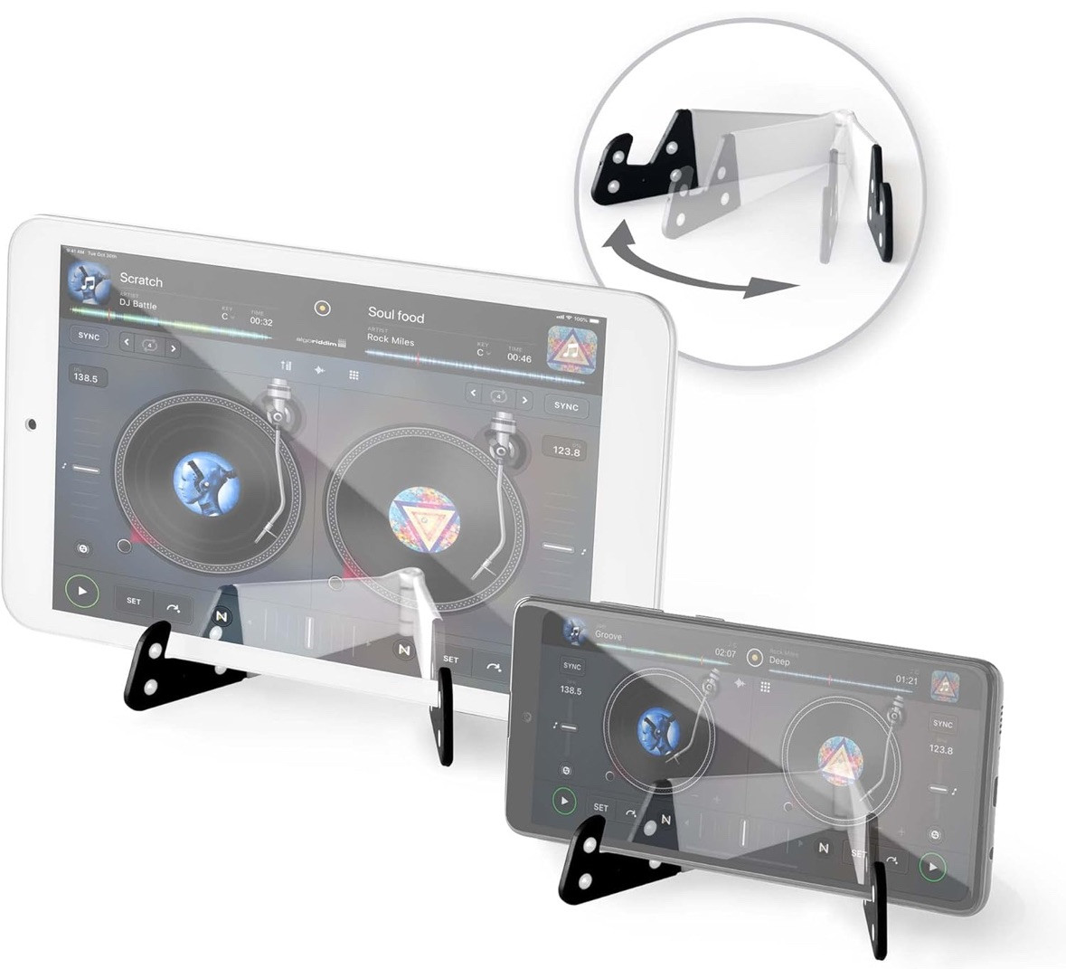 Hercules DJControl Mix Wireless Double Deck Controller - White