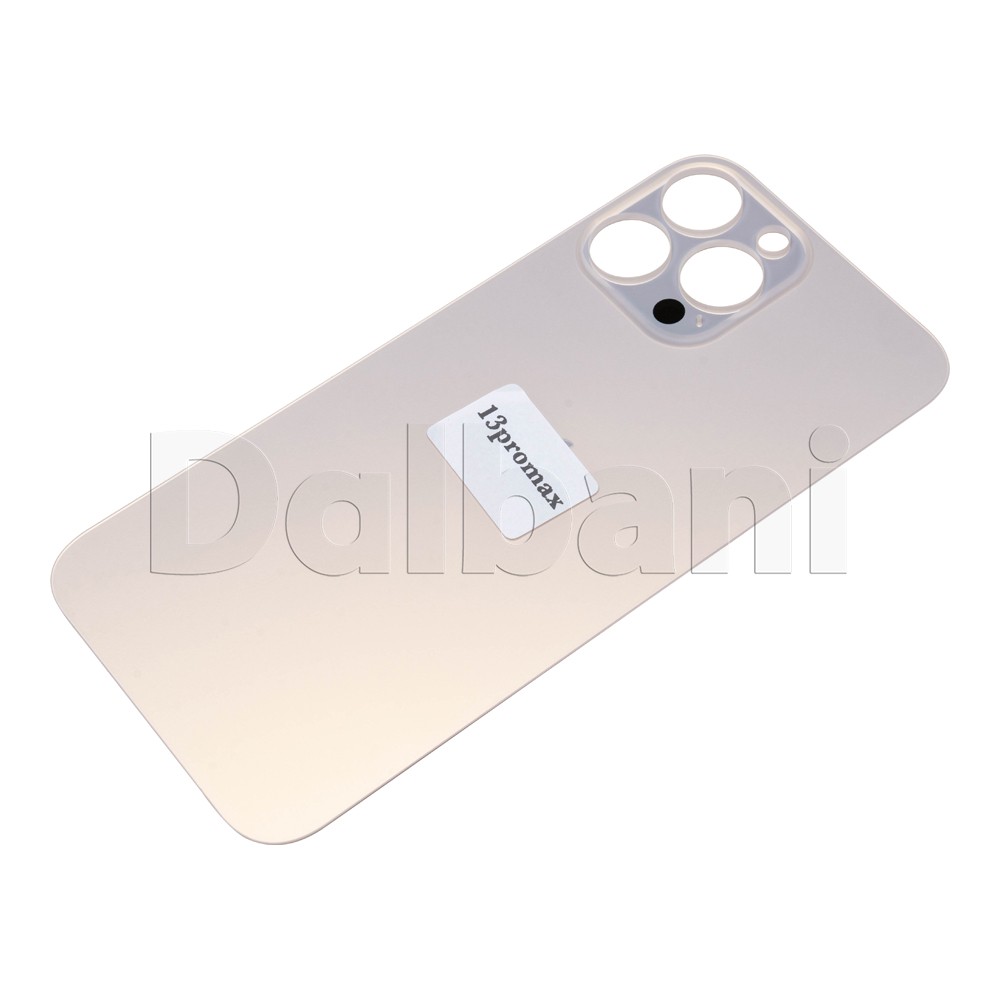 Back Glass Rear Housing Battery Cover Camera Lens For iPhone 13 Pro Max Gold