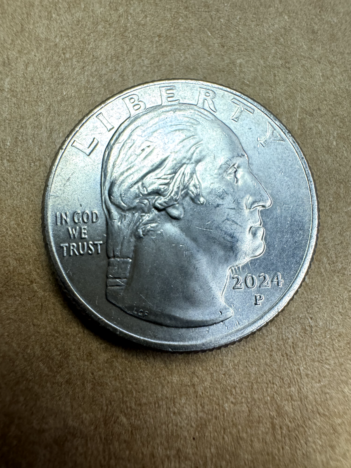 2024-P Patsy Takemoto Mink - DIE CLASH ERROR QUARTER - Beautiful Coin!