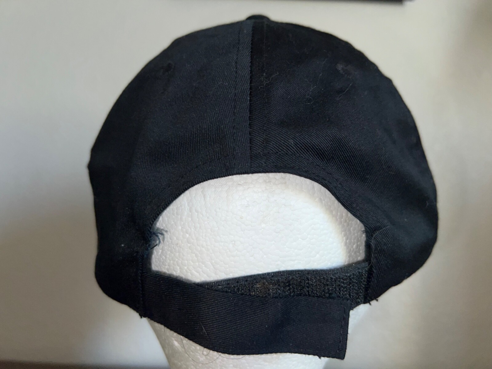 Life Care Services Logo Black Hat Cap Hook Loop Unbranded EUC