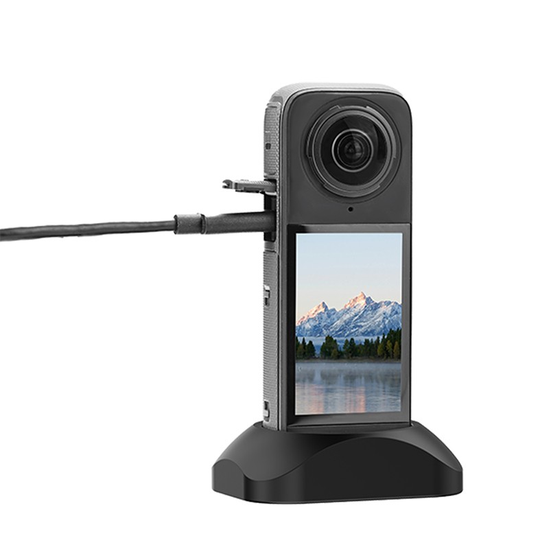Silicone Stand Base Solid Foundation For Insta360 X4 Sports Camera Accessories