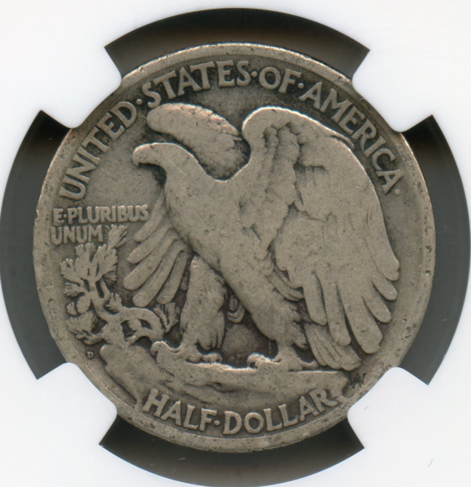 1919 D Walking Liberty Silver Half Dollar NGC VG 10