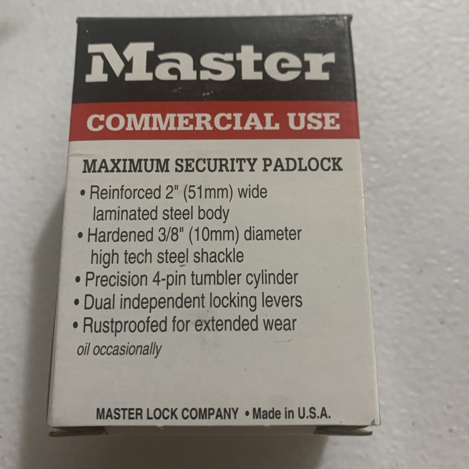 Master Lock #5 Padlock with Keys