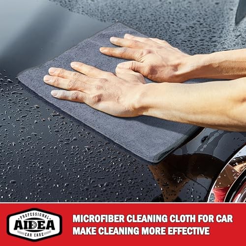 Microfiber Cleaning Cloth Pack, Microfiber Towels 12inx16in 12 Multi-colored
