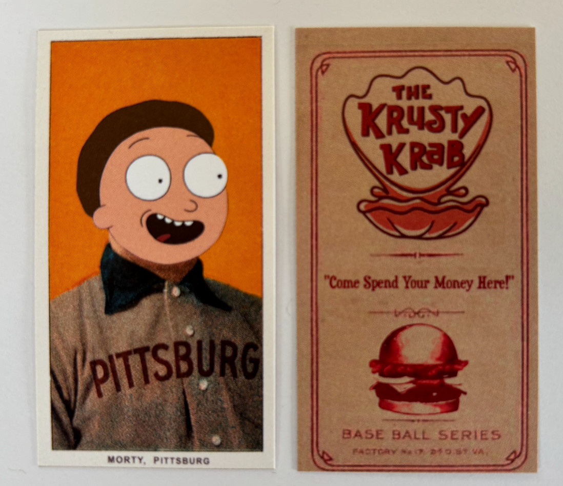 T206 Rick & Morty 2-Sided T206 Tobacco Parody Card | Honus Wagner