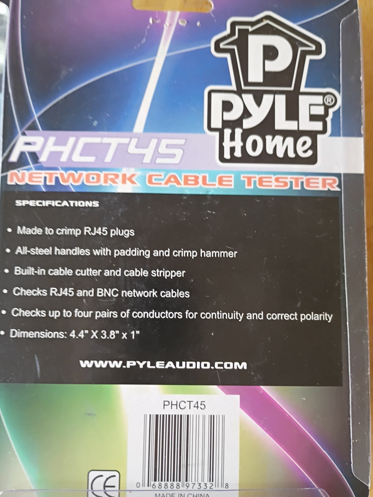 Pyle Home PHCT45 Network Cable Tester Power Supply Tester