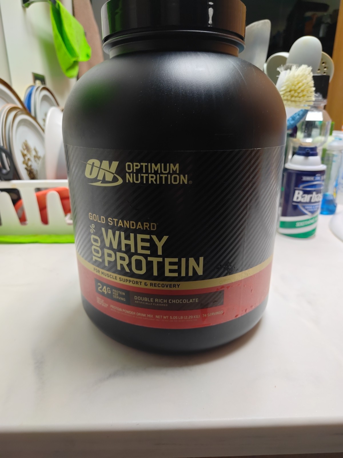 Optimum Nutrition Gold Standard 100% Protein Powder Chocolate 5 lbs(seal opened)