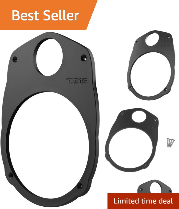 MP69 6x9 to 6.5 Inch Speaker Adapter with Tweeter – Universal Fit, Easy Install