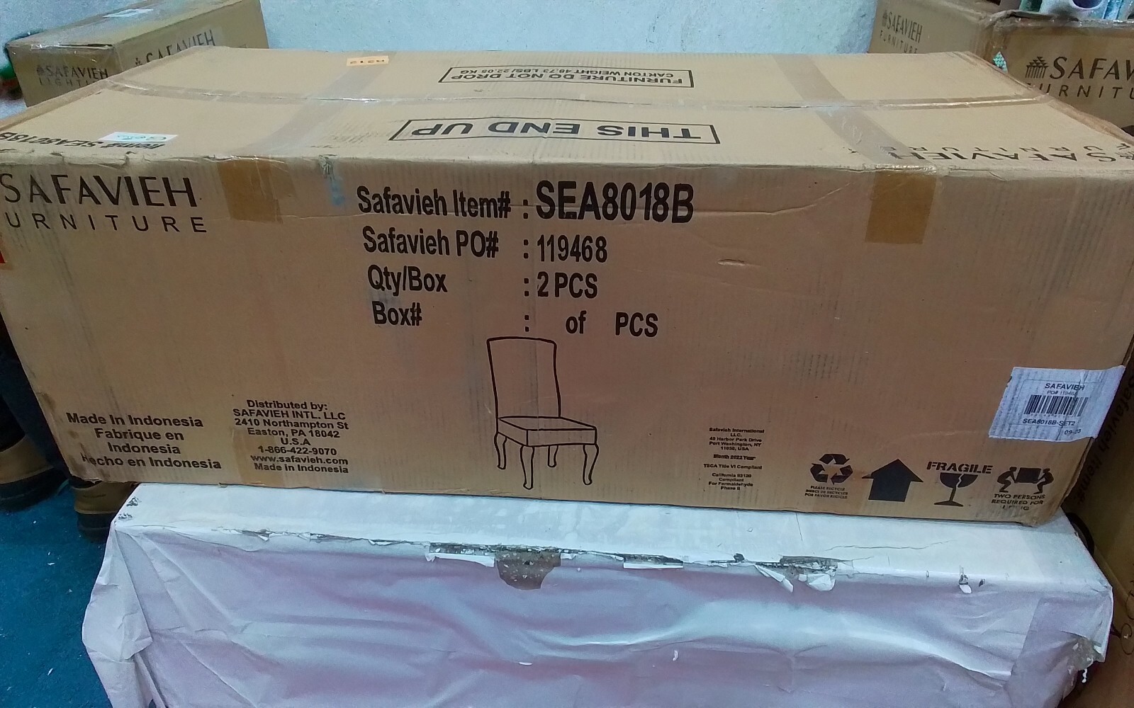 Safavieh MILOS DINING CHAIR, Reduced Price 2172737895 SEA8018B