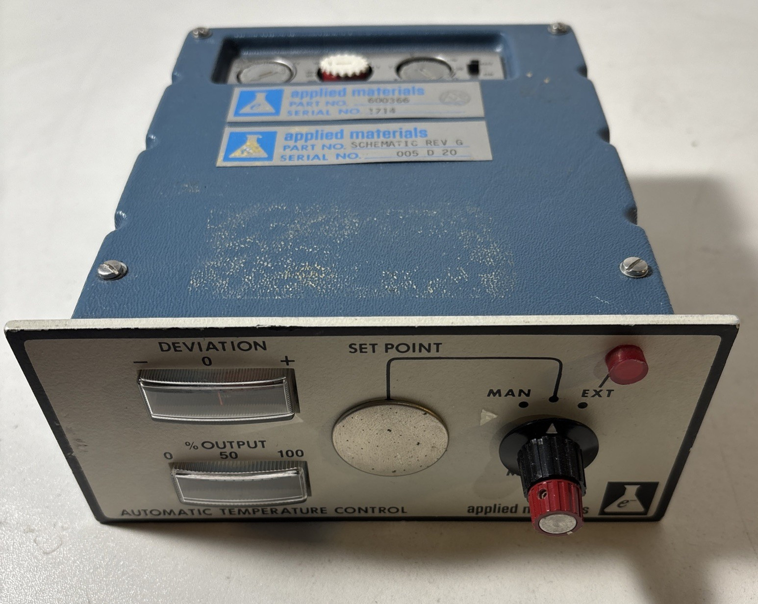 APPLIED MATERIALS AMAT 600366 AUTOMATIC TEMPERATURE CONTROL SCHEMATIC REV G