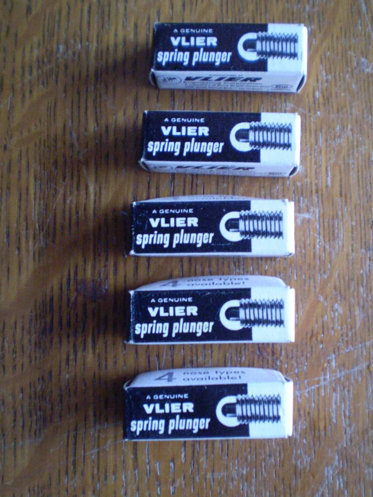 GENUINE VLIER SPRING PLUNGER LOT OF 5 NS-54N NEW UNOPENED BOX