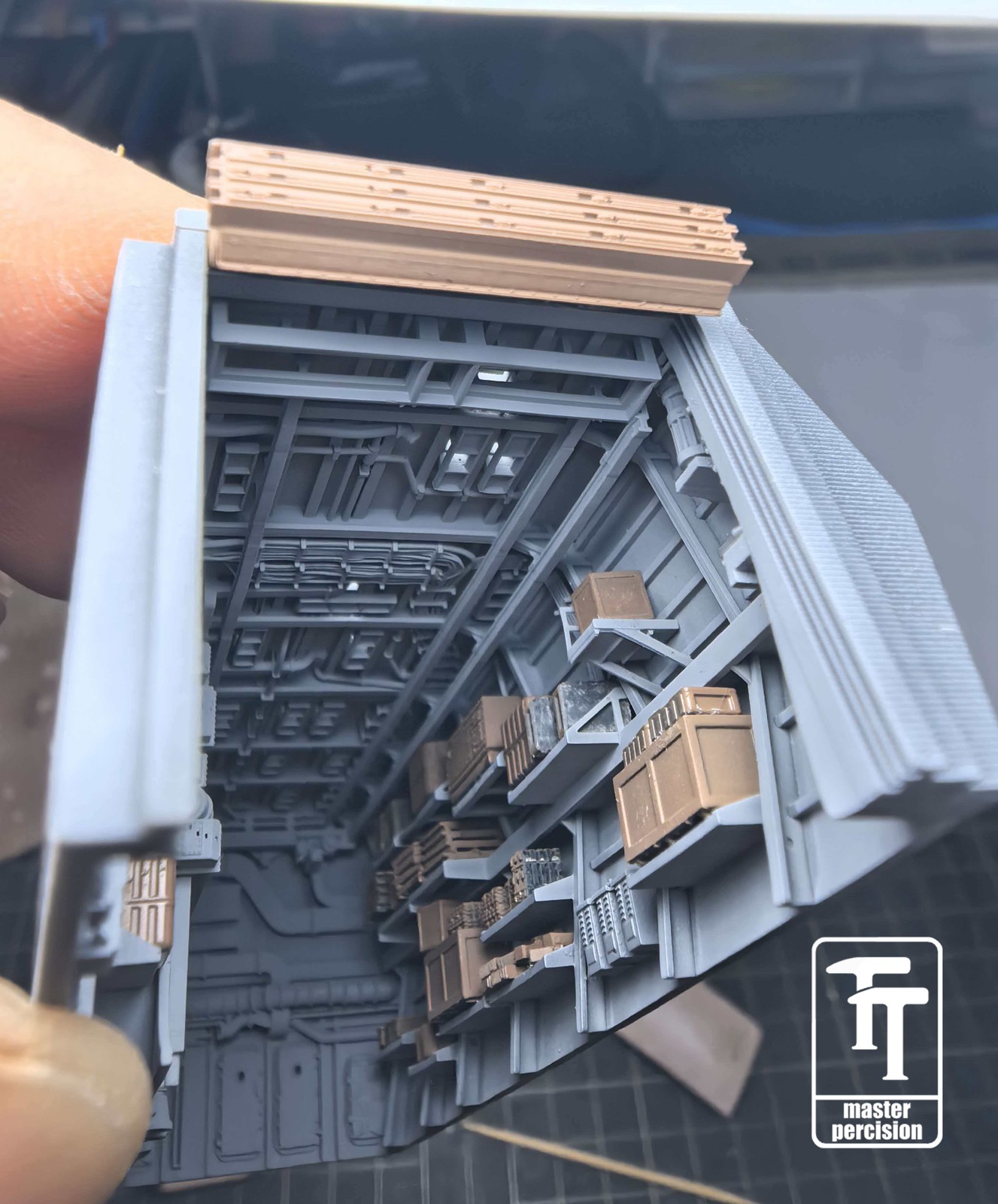 WULA PF2000259 1/200 NAVY HELICOPTER HANGER CARGO STORAGE SET D 3D Print （10pcs）