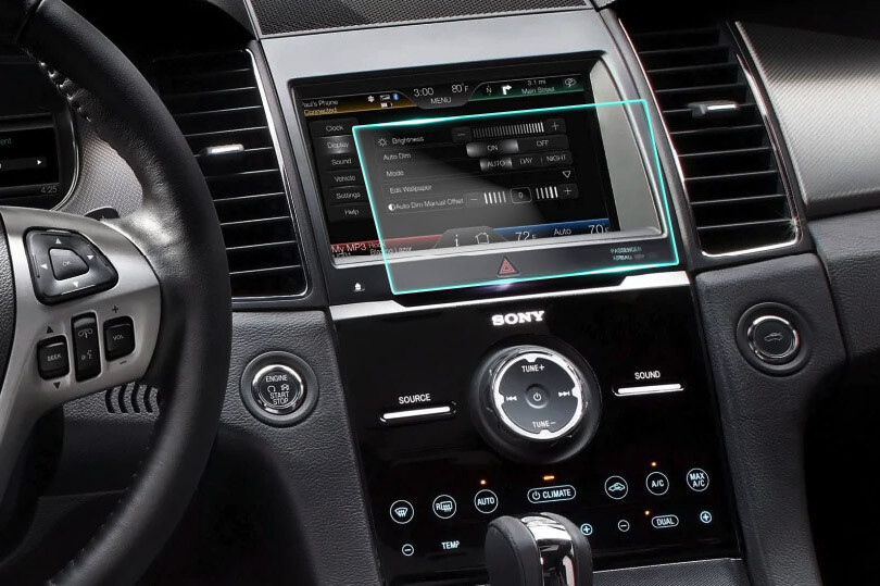 Crystal Clear Screen Protector for 2013 Ford Taurus Vehicle Navigation
