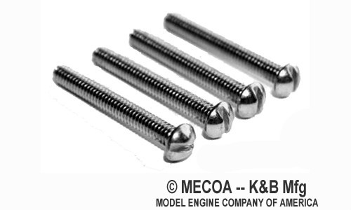 COX ENGINE .15 SPINNER SCREWS Set of 4 from MECOA Cox Hobbies #925-c6815