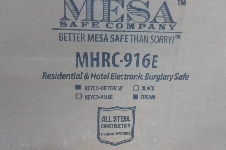 Mesa Safe Company MHRC916E 1.2 Cu Ft Capacity Digital Combination Hotel Safe