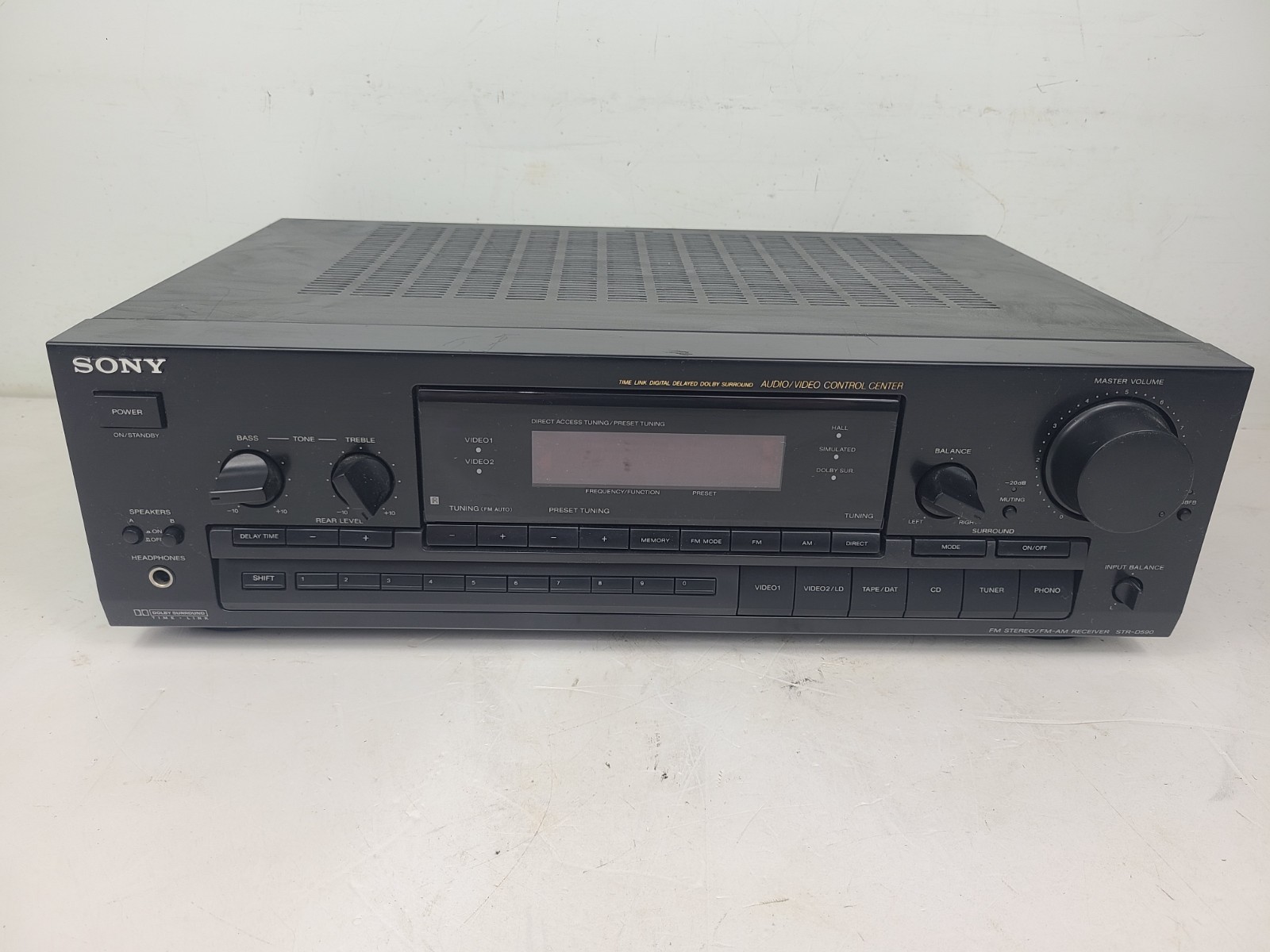 Sony STR-D590 AM-FM Stereo Receiver A/V Control Center (TESTED)