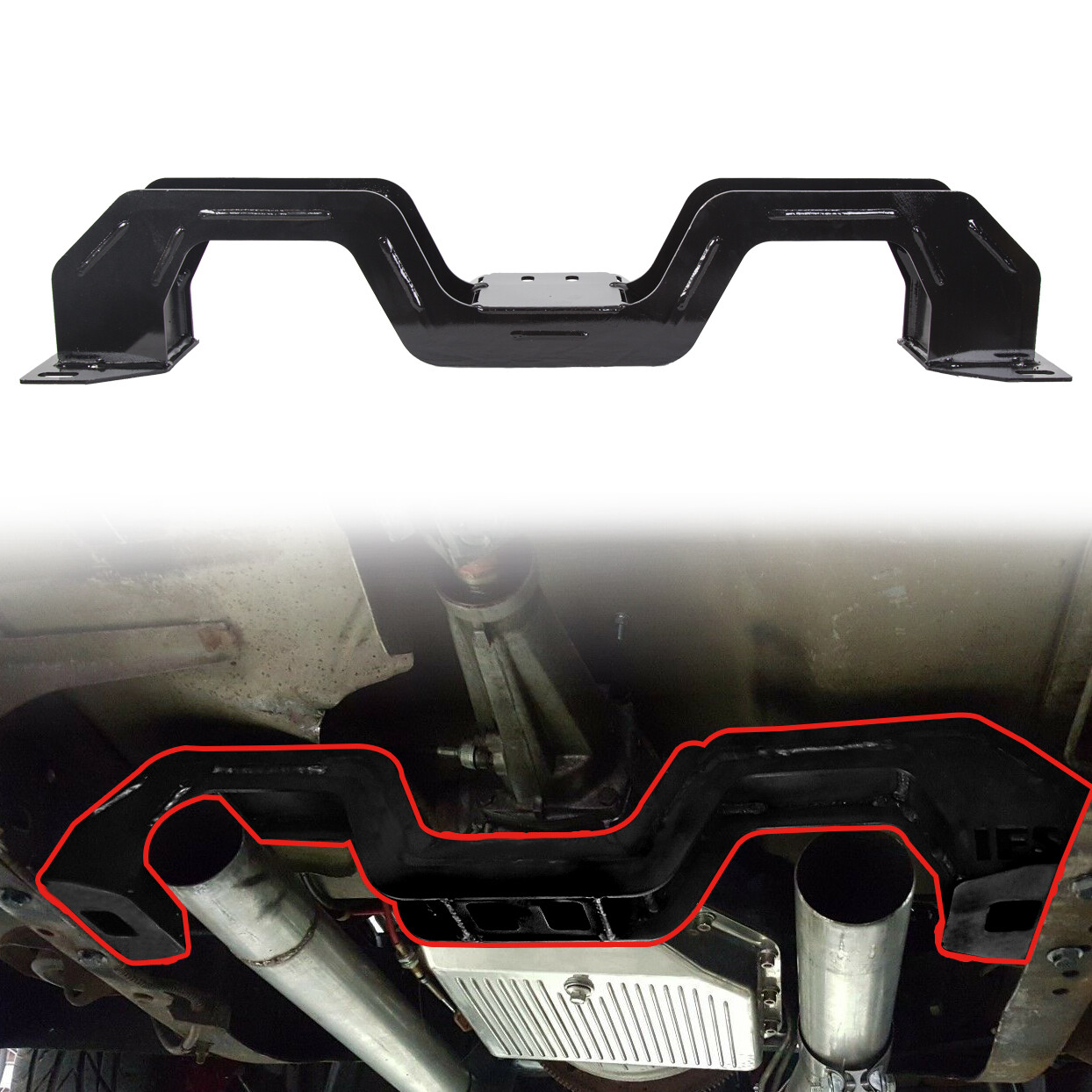 Transmission Crossmember For Chevy C10 73-87 74 75 76 77 78 79 80 81 82 83 84 85