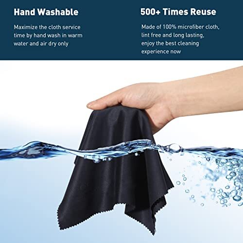 Assorted Colors Microfiber Cleaning Cloths, Cleans Lenses, Screen, 6X7'',12 PCS