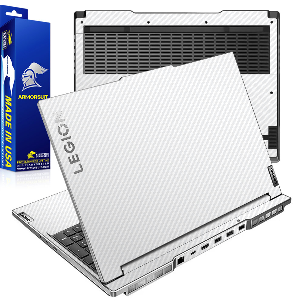 Armorsuit White Carbon Skin Wrap Film for  Lenovo Legion  7 / 7i  2022