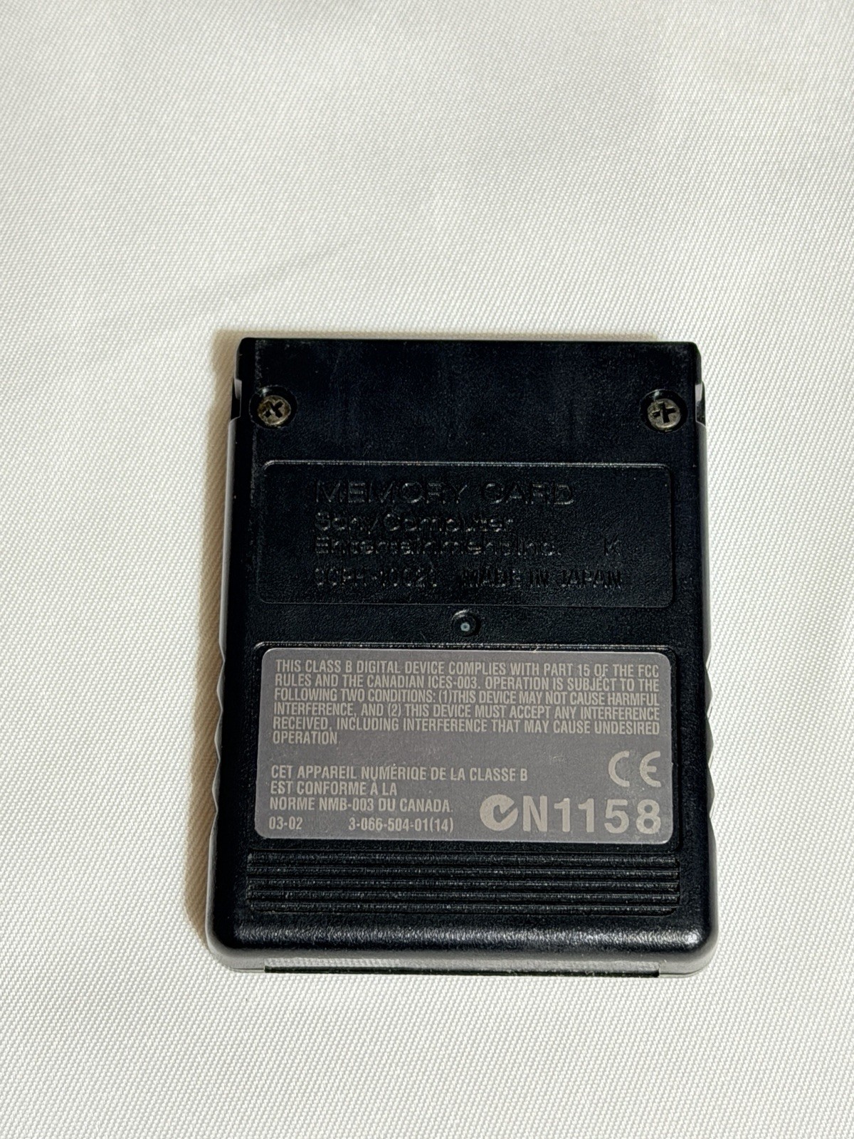 Sony Playstation 2 Black 8GB Memory Card (PS2)