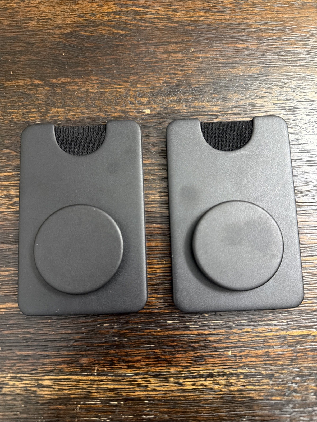 Popsockets Magnetic Phone Wallet+ For MagSafe (LOT OF 2) BLACK USED!