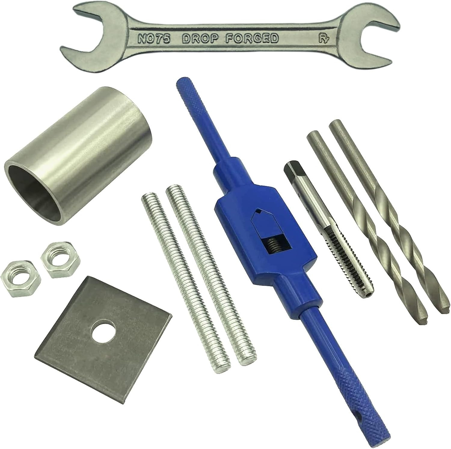 Poolzilla Anchor Removal Tool Kit, 8 Piece Set for Rethreading and Removing Pool