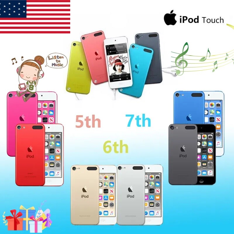 NEW Sealed-Apple iPod Touch 5th/6th/7th Generation 64/128/256GB All colors lot
