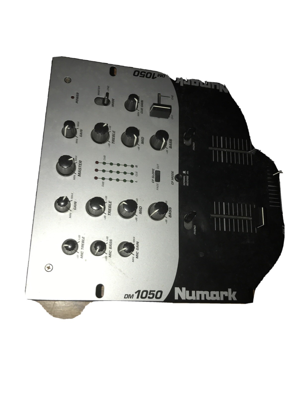 Numark DM 1050 DJ mixer 2 Channel Untested Only