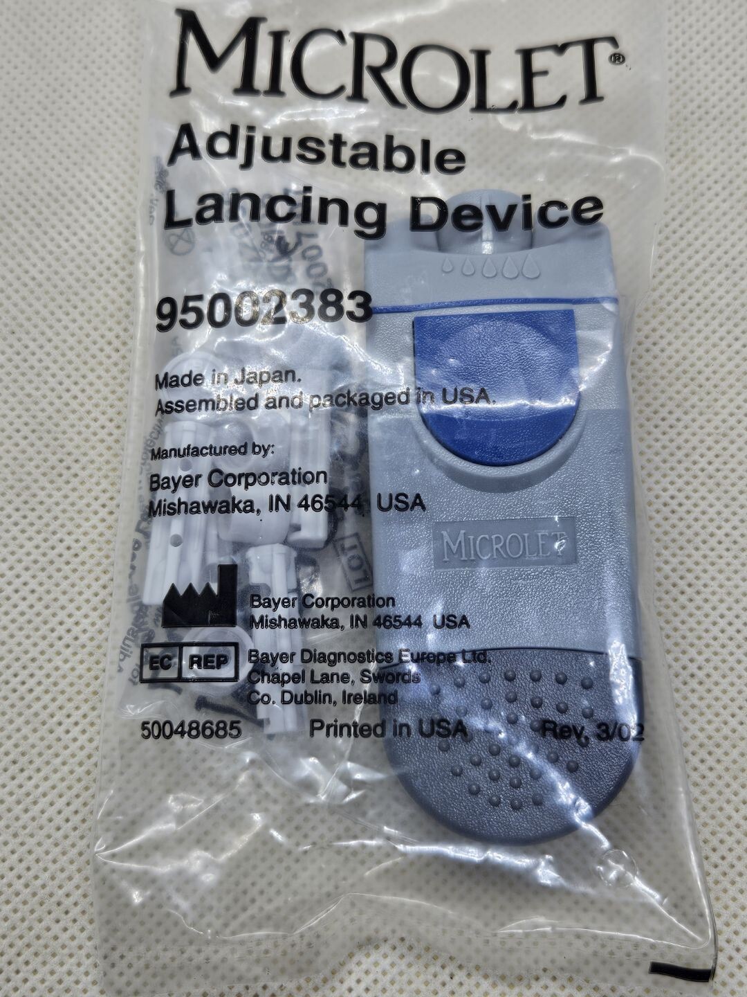 Bayer Microlet 2 Adjustable Lancing Device