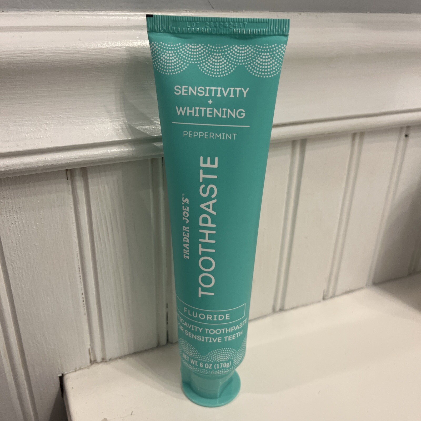 Trader Joe's Anticavity Toothpaste w/ Flouride Sensitivity & Whitening EXP 09/26
