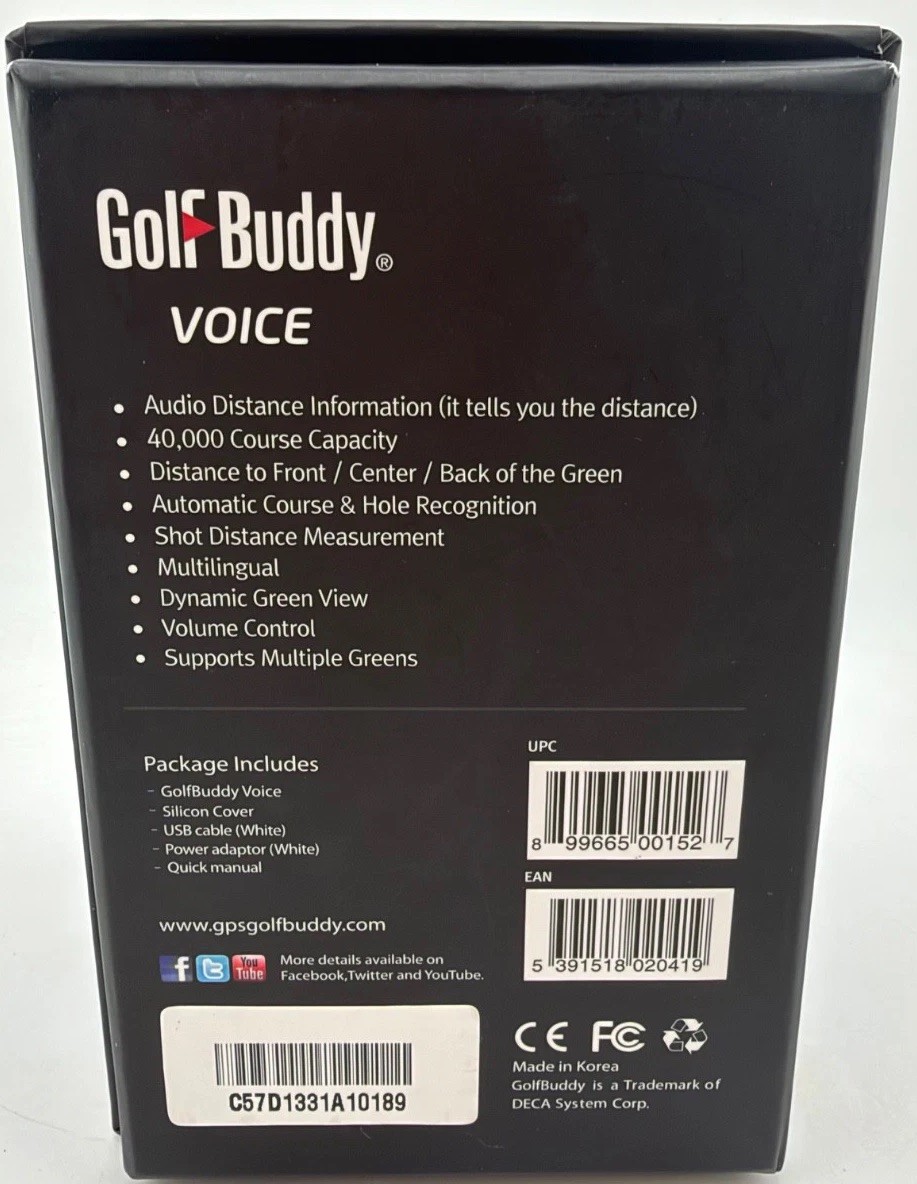 Golf Buddy Voice Golf GPS Rangefinder DSC-GB700