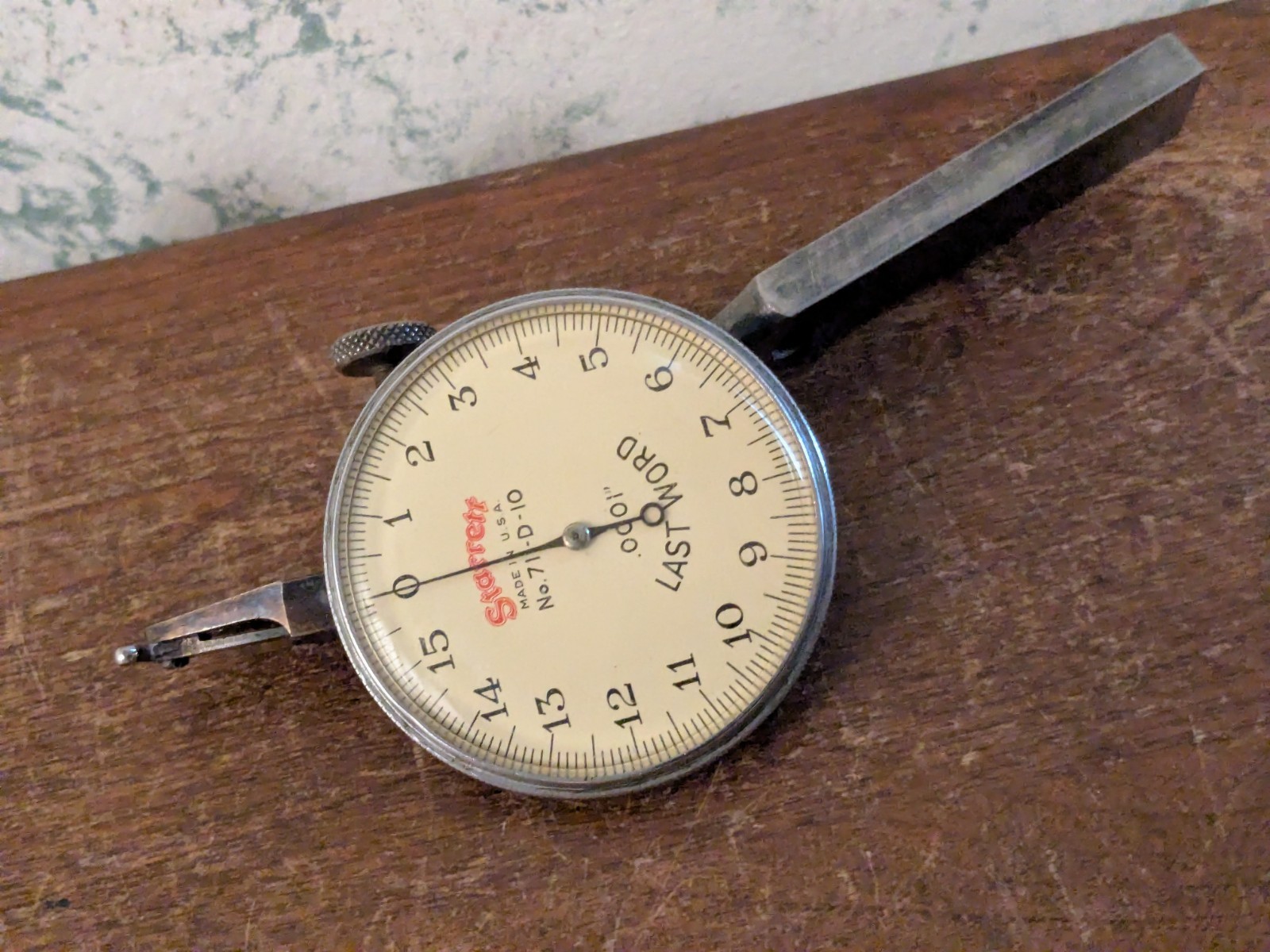 STARRETT .0001 Inch Last Word DIAL INDICATOR NO 711-D-10