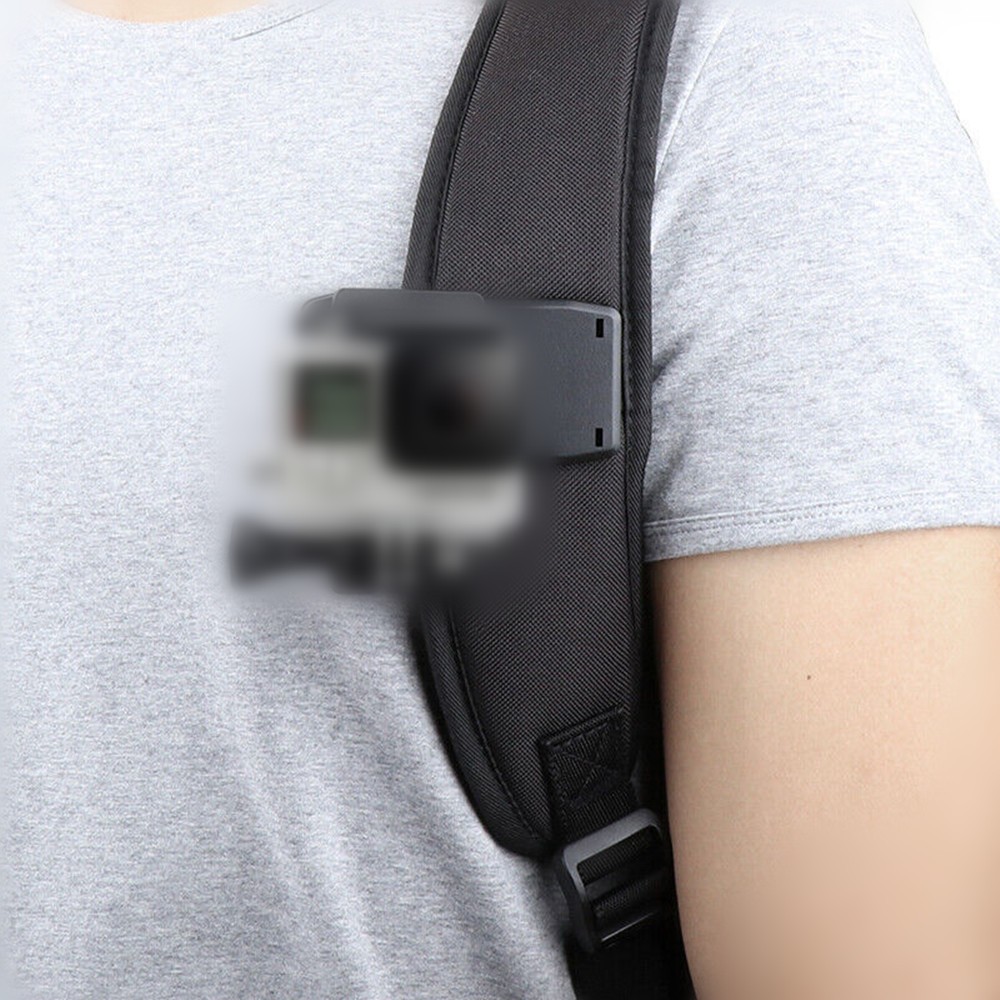 Action Camera 360° Rotation Backpack Hat Clip Clamp Mount For GoPro SJCAM EKEN d