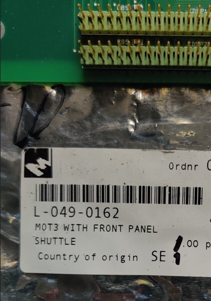 NEW Mydata Mycronic L-049-0162 MOT3 w/front Panel