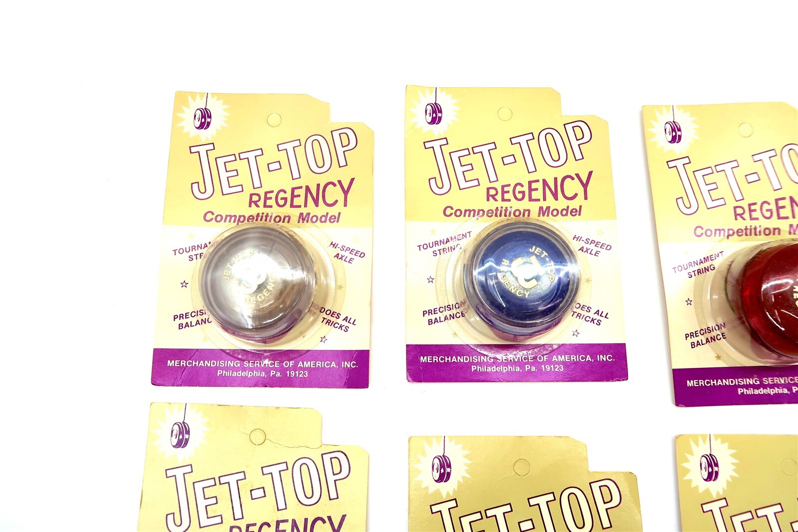 12 Vintage JET-TOP REGENCY 1970's Competition Model in Original Dealer Display