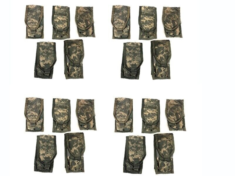 20 US Army Molle II Mag Double Pouch ACU UCP Digital Military Ammo Magazine
