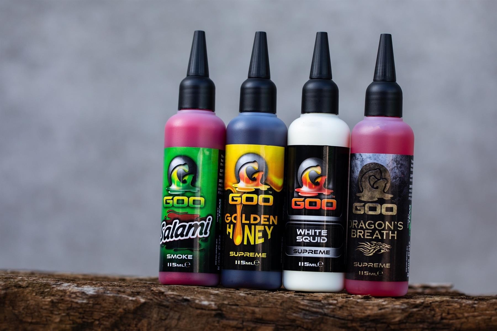 Korda Goo Salami Smoke, Dragon's Breath Supreme, Golden Honey